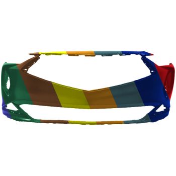 ACURA MDX FRONT BUMPER COVER PRIMED (WO/SENSOR)(3.5L) **CAPA** OEM#04711TYAA00ZZ 2022-2024 PL#AC1000207C