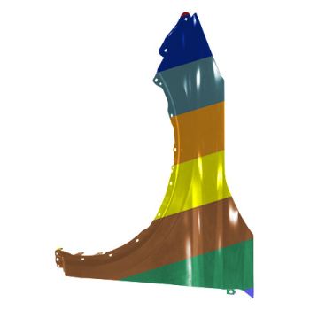 ACURA MDX FENDER LEFT (Driver Side) (ALUM) OEM#60260TYAA00ZZ 2022-2025 PL#AC1240133