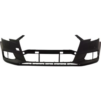 AUDI A3 SEDAN  FRONT BUMPER COVER PRIMED (WO/WASH)(W/PK SENSOR)(WO/PK ASSIST)(WO/S-LINE)**CAPA** OEM#8V5807065SGRU 2017-2020 PL#AU1000244C
