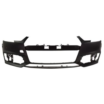 AUDI A4 SEDAN  FRONT BUMPER COVER PRIMED (WO/WASHER)(W/PK SENSOR)(WO/AUTO PARK)(W/S-LINE)**CAPA** OEM#8W0807065SGRU 2017-2019 PL#AU1000276C