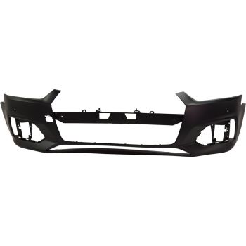 AUDI A5 4DOORS SPORTBACK  FRONT BUMPER COVER PRIMED (WO/WASHER)(W/PK SENSOR)(WO/AUTO PARK)(WO/S-LINE) **CAPA** OEM#8W6807065AGRU 2018-2019 PL#AU1000280C