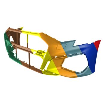 AUDI S3 FRONT BUMPER COVER PRIMED (WO/SENSOR)(W/WASH) **CAPA** OEM#8Y0807065BGRU 2022-2023 PL#AU1000303C