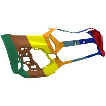 AUDI Q5 / SQ5 (SPORTBACK) FRONT BUMPER COVER PRIMED (W/PARALLEL PARK ASSIST)(WO/WASHER) OEM#80A807065BGRU 2021-2024 PL#AU1000307