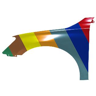 AUDI S3 FENDER LEFT (Driver Side) **CAPA** OEM#8Y0821105B 2022-2023 PL#AU1240148C