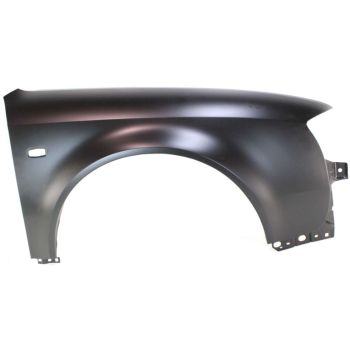 AUDI S6 FENDER RIGHT (Passenger Side) (6 CYL)(W/S.L.Hole) OEM#4B0821106B 2002-2004 PL#AU1241119