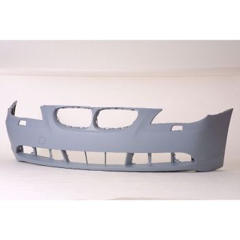 BMW BMW 5 SERIES (SEDAN) FRONT BUMPER COVER PRIMED (W/O M PKG)(W/O SENSOR) OEM#51117111739 2004-2007 PL#BM1000154