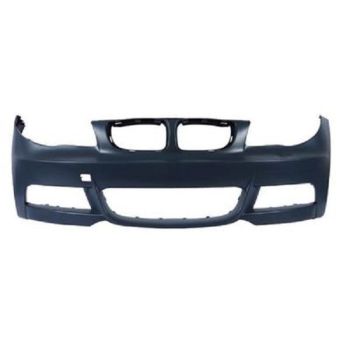 BMW BMW 1 SERIES COUPE/CONVERTIBLE FRONT BUMPER COVER PRIMED (W/ M PKG)(WO/WASHER) OEM#51118057506 2008-2013 PL#BM1000208