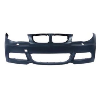 BMW BMW 1 2DOORS/COUPE/CONVERTIBLE  FRONT BUMPER COVER PRIMED (W/ M PKG)(W/ WASHER) OEM#51118057508 2008-2013 PL#BM1000224