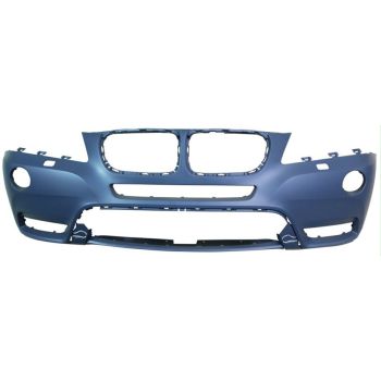 BMW BMW X3 FRONT BUMPER COVER PRM(W/ HL WASHER)(WO/M PKG) **CAPA** OEM#51117261188 2011-2014 PL#BM1000253C