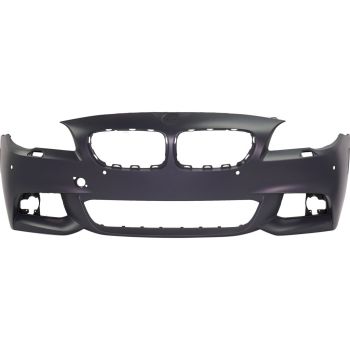 BMW BMW 5 SERIES (SEDAN) FRONT BUMPER COVER PRIMED (W/SENSOR)(WO/SIDE CAMERA)( M PKG) **CAPA** OEM#51118048671 2011-2013 PL#BM1000255C