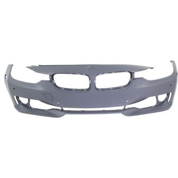 BMW BMW 3 (WAGON)  FRONT BUMPER COVER PRIMED (WO/LWR MLDG)WO/WASH W/ PK SNSR WO/PK ASSIT W/ CAMERA(EXC M SPORT) OEM#51117293014 2014-2015 PL#BM1000264