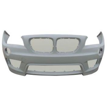 BMW BMW X1 FRONT BUMPER COVER PRIMED (WO/WASHER)(WO/SENSOR)(W/ M SPORT)(1PC) OEM#51118039388 2013-2015 PL#BM1000302