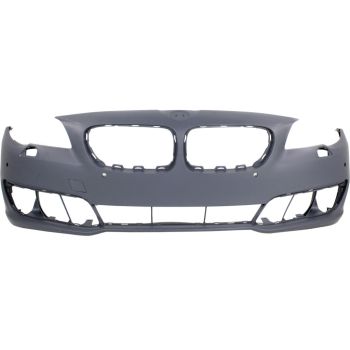 BMW BMW 5 SERIES HYBRID FRONT BUMPER COVER PRIMED (W/SENSOR)(W/SIDE CAMERA)( WO/M PKG) **CAPA** OEM#51117332681 2014-2016 PL#BM1000310C