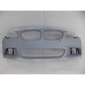BMW BMW 5 SERIES HYBRID FRONT BUMPER COVER PRIMED (W/SENSOR)(WO/SIDE CAMERA)( M PKG) **CAPA** OEM#51118058996 2014-2016 PL#BM1000312C