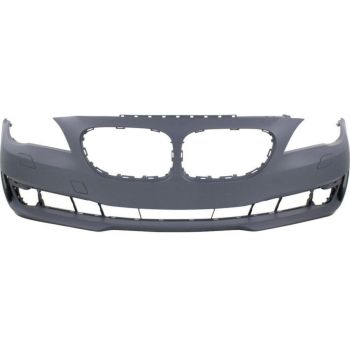 BMW BMW 7 SERIES HYBRID  ( 750 HYBRID) FRONT BUMPER COVER PRIMED (WO/SENSOR)(WO/CAMERA)(WO/M PKG) **CAPA** OEM#51117332259 2013-2015 PL#BM1000314C