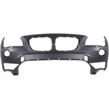 BMW BMW X1  FRONT BUMPER COVER PRIMED (W/ WASHER)(WO/M SPORT) **CAPA** OEM#51117345030 2013-2015 PL#BM1000321C
