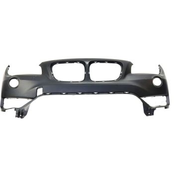 BMW BMW X1 FRONT BUMPER COVER PRIMED (WO/WASHER)(WO/M SPORT) **CAPA** OEM#51117345031 2013-2015 PL#BM1000322C