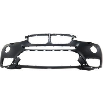 BMW BMW X3  FRONT BUMPER COVER PRM(W/HALOGEN FOG)(WO/SENSOR)(WO/CAMERA)(WO/M PKG)**CAPA** OEM#51117389896 2015-2017 PL#BM1000347C