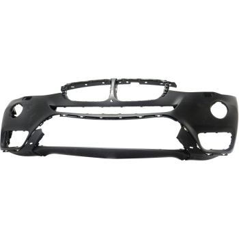 BMW BMW X3  FRONT BUMPER COVER PRM(W/LED FOG)(WO/SENSOR)(W/CAMERA)(WO/M PKG)**CAPA** OEM#51117389901 2015-2017 PL#BM1000352C
