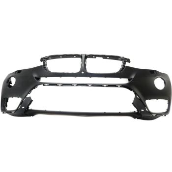 BMW BMW X3  FRONT BUMPER COVER PRM(W/LED FOG)(W/SENSOR)(W/CAMERA)(WO/M PKG)**CAPA** OEM#51117389903 2015-2017 PL#BM1000354C