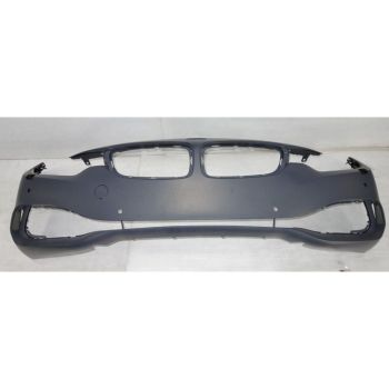 BMW BMW 4 (2DOORS/COUPE)  FRONT BUMPER COVER PRIMED (WO/M SPORT) WO/WASHER W/ PK SENSOR W/PK ASSIST (WO/CAMERA)**CAPA* OEM#51117363282 2014-2017 PL#BM1000387C