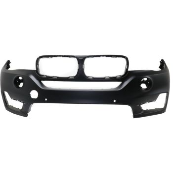BMW BMW X5 HYBRID FRONT BUMPER COVER PRIMED (WO/WASH&LED FOG&PARK ASSIST&SURND VIEW)(WO/M PKG)**CAPA** OEM#51117378596 2016-2018 PL#BM1000392C