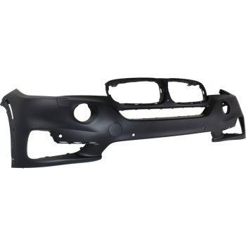 BMW BMW X5 FRONT BUMPER COV PRIMED W/WASH&SENSR& SURND VIEW W/NIGHT VISION W/LED FOG (WO/M SPT)*CAPA OEM#51117378555 2014-2018 PL#BM1000403C