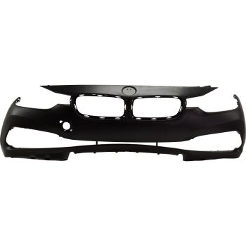 BMW BMW 3 (SEDAN) HYBRID  FRONT BUMPER COVER PRIMED WO/WASHER WO/M SPORT (LUXURY)**CAPA** OEM#51117445131 2016-2018 PL#BM1000427C