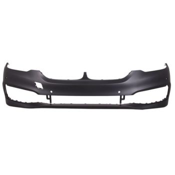 BMW BMW 5 SERIES (SEDAN)  FRONT BUMPER COVER PRIMED (WO/WASJER)(W/SENSOR)(W/PK ASSIST)(530/540)(WO/M PKG)**CAPA** OEM#51117427445 2017-2020 PL#BM1000469C