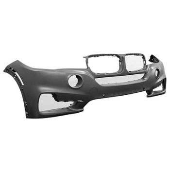 BMW BMW X5 HYBRID  (40e) FRONT BUMPER COVER PRIMED (WO/HL WASH)(W/2 SENSOR)(W0/SURND VIEW)(WO/M SPT) OEM#51117378597 2016-2018 PL#BM1000471