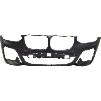 BMW BMW X3  FRONT BUMPER COVER PRIMED (W/PK SENSOR)(WO/CAMERA)(30i W/M SPORT)(M40i)**CAPA** OEM#51118091989 2018-2021 PL#BM1000498C