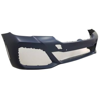 BMW BMW 5 SERIES HYBRID FRONT BUMPER COVER PRIMED (W/PK ASSIST SYSTEM)(530e W/M SPORT) OEM#51119852206 2021-2023 PL#BM1000541