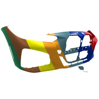 BMW BMW 4 COUPE FRONT BUMPER COVER PRIMED (WO/PK ASSIST)(430 W/M SPORT)(M440) OEM#51119854249 2021-2024 PL#BM1000546