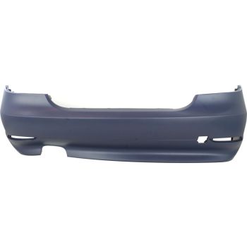BMW BMW 5 SERIES (SEDAN) REAR BUMPER COVER PRIMED (W/O Sensor Hole)(W/O M Pkg) OEM#51127077939 2004-2007 PL#BM1100160