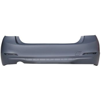 BMW BMW 3 (SEDAN) REAR BUMPER COVER PRIMED (320i/328d)(WO/M SPORT)(W/MLDG HOLE)(WO/PK SENSOR) OEM#51127312730 2012-2015 PL#BM1100239