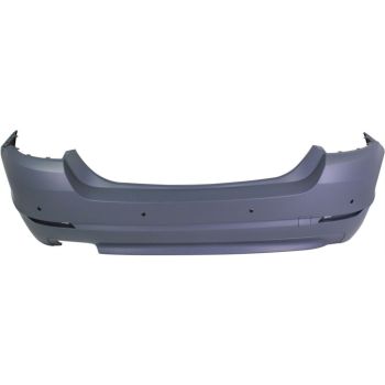BMW BMW 5 SERIES (SEDAN) REAR BUMPER COVER PRIMED (W/SENSOR)(528i WO/M PKG) **CAPA** OEM#51127238522 2011-2013 PL#BM1100248C