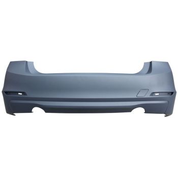 BMW BMW 3 (SEDAN) HYBRID  REAR BUMPER COVER PRIMED (WO/M SPORT)(WO/MLDG HOLE)(WO/PK SENSOR) **CAPA** OEM#51127312726 2013-2015 PL#BM1100272C