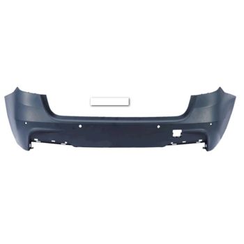 BMW BMW 3 (WAGON) REAR BUMPER COVER PRIMED (W/ M SPORT)(W/PK SENSOR) OEM#51128056578 2014-2015 PL#BM1100304