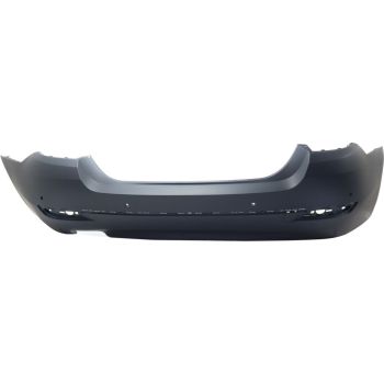 BMW BMW 5 SERIES (SEDAN) REAR BUMPER COVER PRIMED (W/SENSOR)(528i MODERN/LUXURY LINE)(WO/M PKG) OEM#51127332773 2014-2016 PL#BM1100324