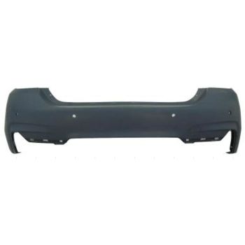 BMW BMW 4 (4DOORS) REAR BUMPER COVER PRIMED (W/ SENSOR)(WO/PK ASSIST)(W/ M SPORT) OEM#51128062246 2015-2020 PL#BM1100326