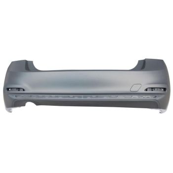 BMW BMW 3 (SEDAN) REAR BUMPER COVER PRIMED GRAY (320i/328d)(EXC STANDARD LINE)(WO/SENSOR)(WO/M SPORT)**CAPA** OEM#51127384599 2016-2018 PL#BM1100347C