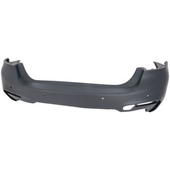 BMW BMW 5 SERIES HYBRID REAR BUMPER COVER PRIMED (WO/M PKG)(W/LUXURY PKG)(W/SENSOR)(W/PARK SYS)**CAPA** OEM#51128073725 2018-2020 PL#BM1100370C