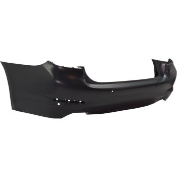 BMW BMW 5 SERIES (SEDAN)  REAR BUMPER COVER PRIMED (540i WO/M PKG)(W/LUXURY PKG)(W/SENSOR)(WO/PARK SYS) OEM#51127475598 2017-2020 PL#BM1100382