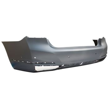 BMW BMW 7 SERIES HYBRID  (740e/745e) REAR BUMPER COVER PRIMED (W/PARK DISTANCE CONTROL)(WO/M PKG) OEM#51129466568 2020-2022 PL#BM1100447