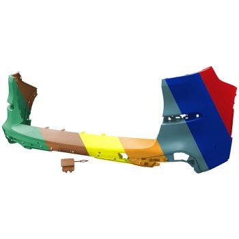 BMW BMW X5 (40i/45e/50i/M50i) REAR BUMPER COVER PRIMED (W/PK ASSIST)(40i W/M SPORT)(M50) OEM#51115A0BD57 2019-2023 PL#BM1100459