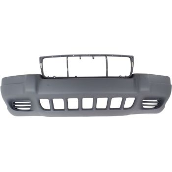 JEEP GRAND CHEROKEE FRONT BUMPER COVER TXT-DARK GRAY (W/O FOG) OEM#5EU79HS5 1999-2003 PL#CH1000264
