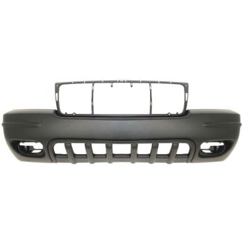 JEEP GRAND CHEROKEE FRONT BUMPER COVER PRIMED (W/FOG) OEM#5083100AA 2001-2003 PL#CH1000311