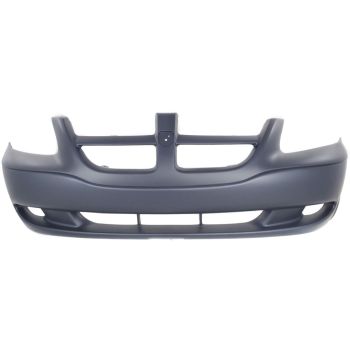 DODGE TRUCKS & VANS CARAVAN FRONT BUMPER COVER PRIMED (W/O FOG) OEM#5018608AA 2001-2004 PL#CH1000326