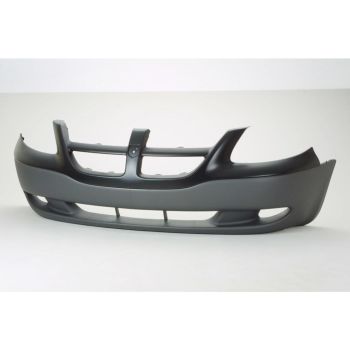 DODGE TRUCKS & VANS CARAVAN FRONT BUMPER COVER PRM/LWR DARK GRAY TXT (W/O FOG) OEM#UB321S2AA 2001-2004 PL#CH1000327