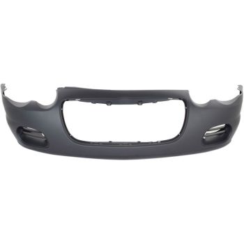 CHRYSLER SEBRING CONV FRONT BUMPER COVER PRIMED (W/O F.L.) OEM#4805908AB 2004-2006 PL#CH1000401